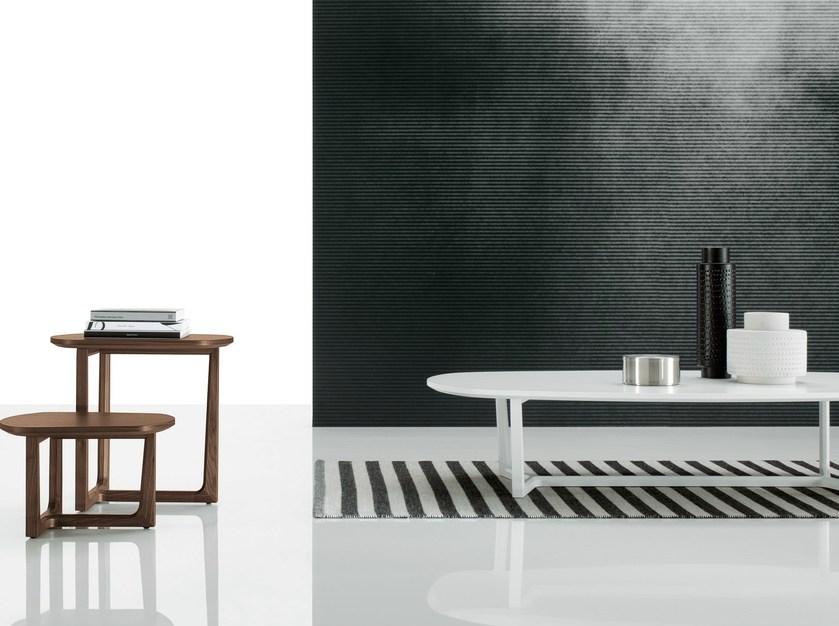 Poliform Низкий деревянный журнальный столик для гостиной sun-id-1462036 - Вид №2