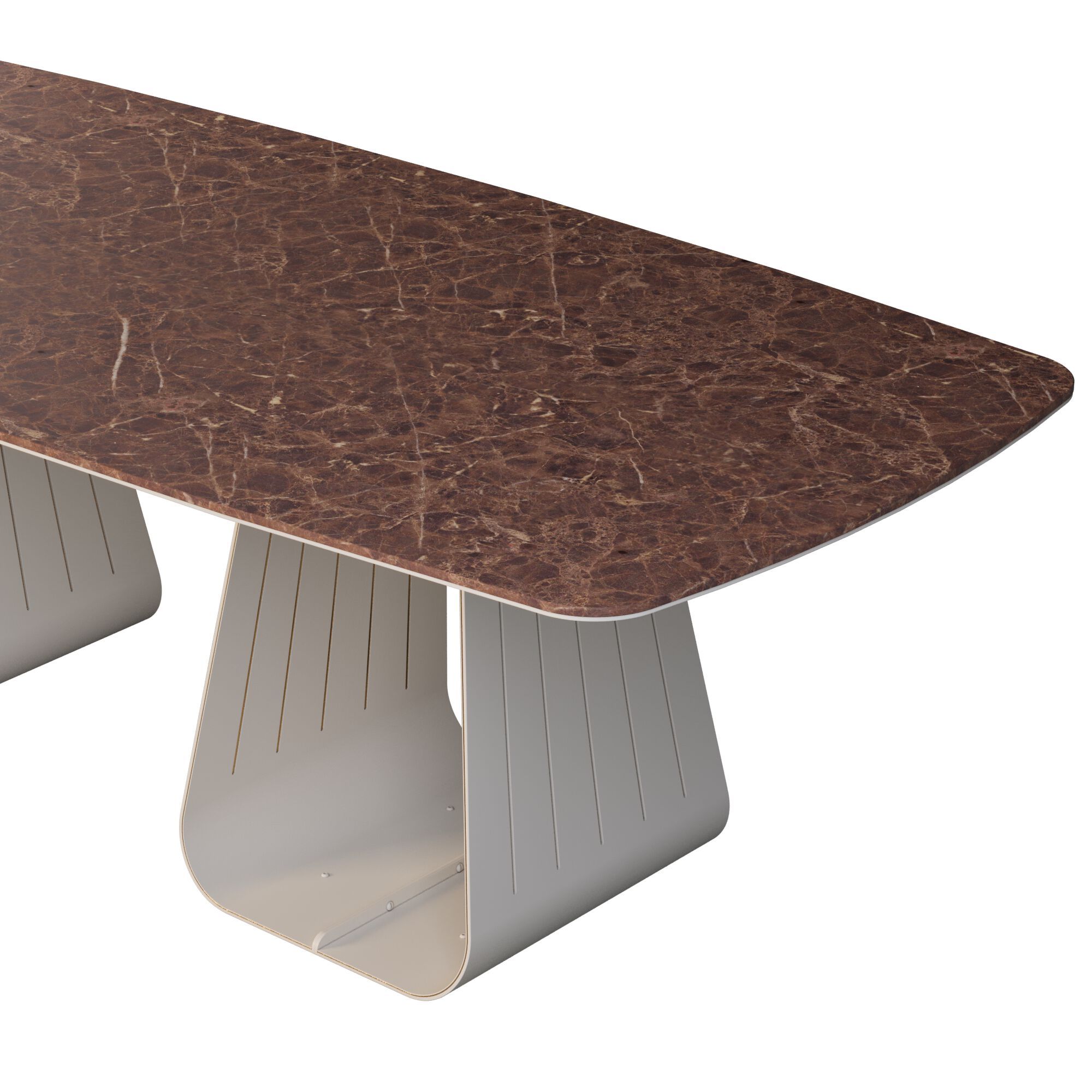 Прямоугольный садовый стол с мраморной столешницей Myface Orizon ARCH-00130078 - Вид №1