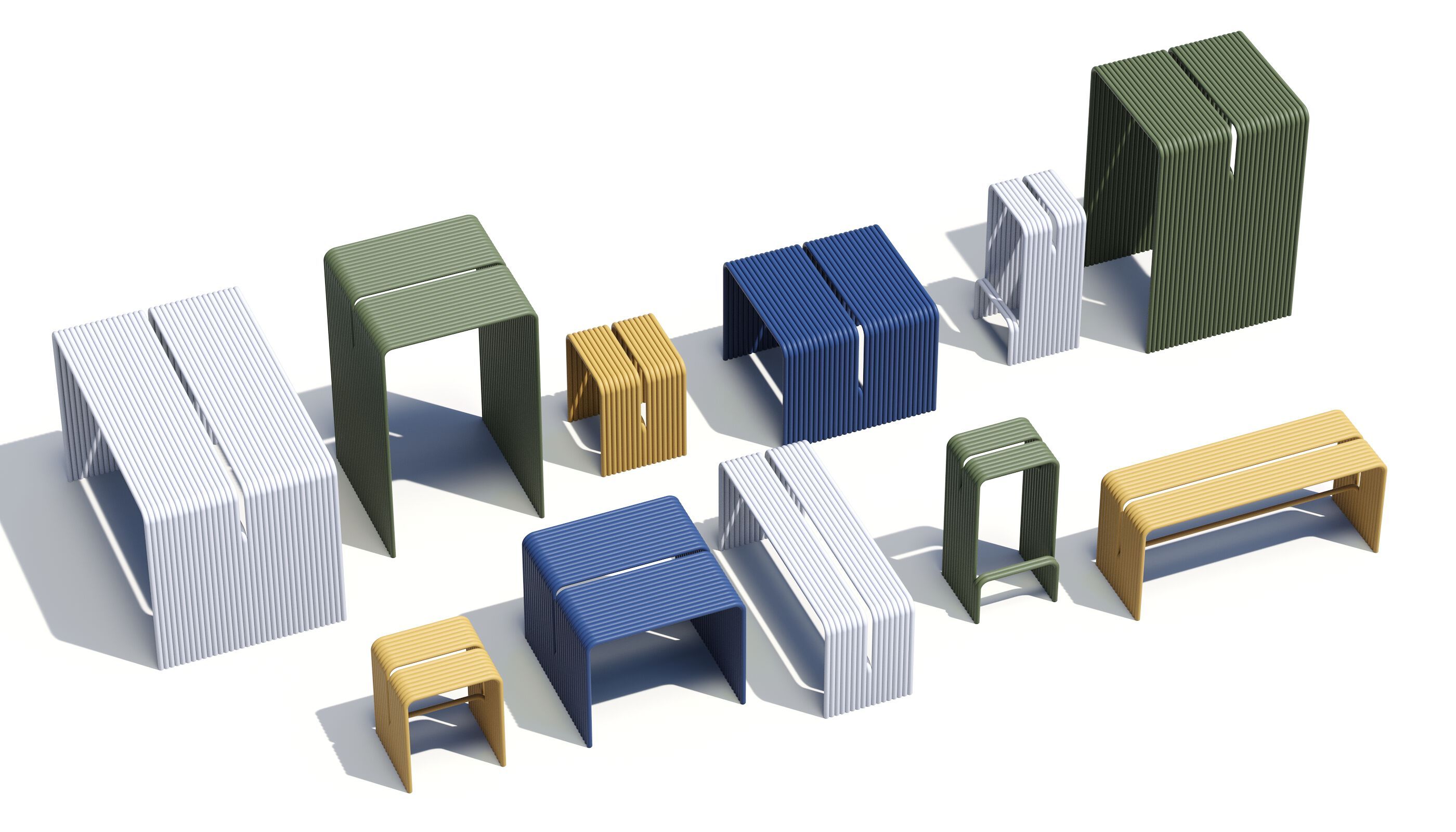 Алюминиевая садовая скамейка с порошковым покрытием Joyf TUbe ARCH-00131269 - Вид №15