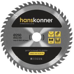 Диск пильный Hanskonner H9022-250-32/30-48 9112777