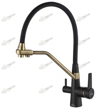 Steel Hammer SH 903-6 Black BR Смеситель для кухни Zorg 444 