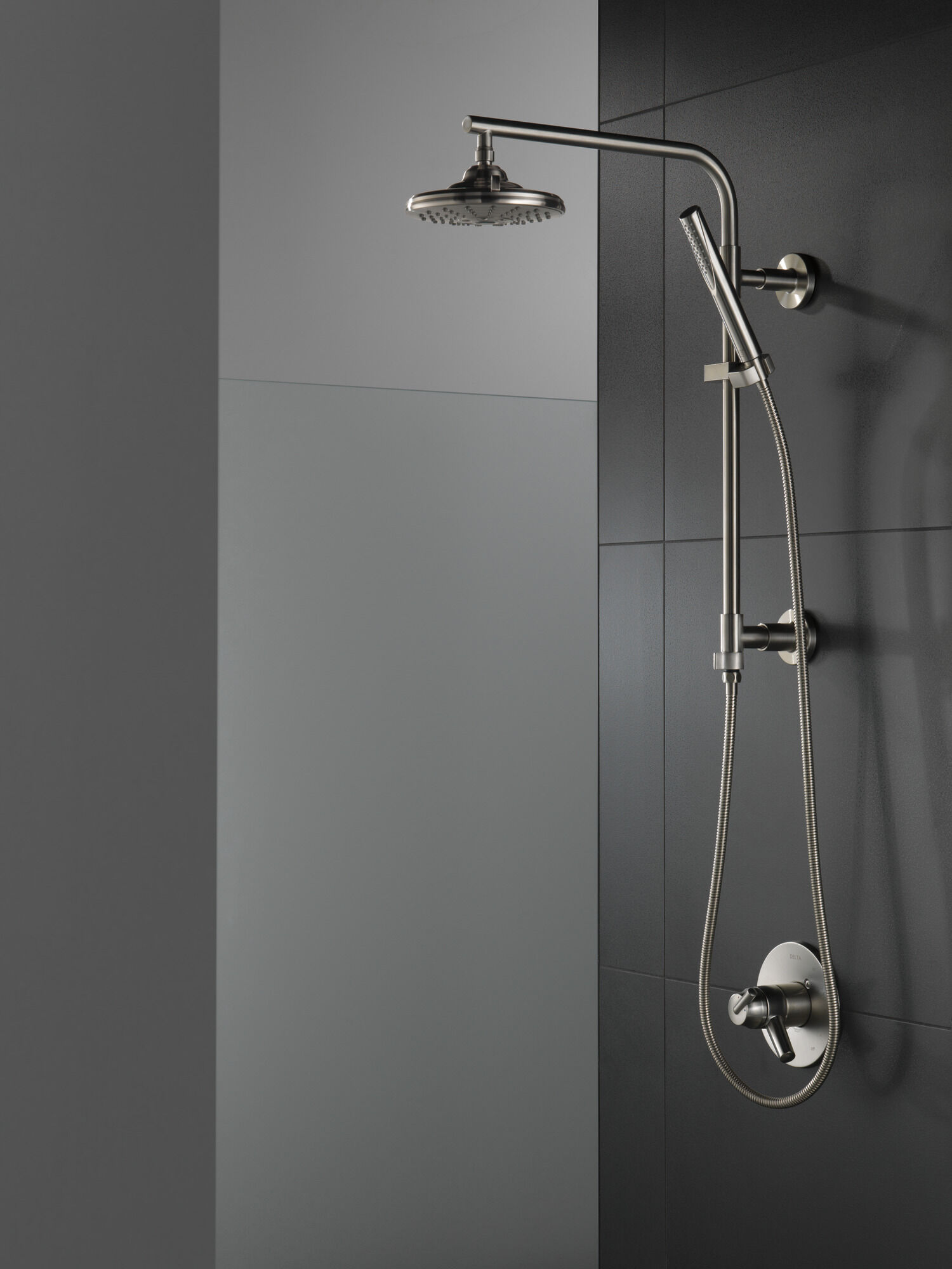 58810-SS Душевая колонна 18 дюймов, круглая Delta Faucet Universal Showering Нержавеющая сталь  - Вид №8