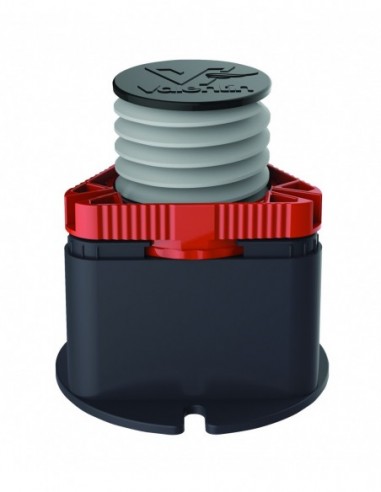 660200 000 00  Ножки для душевого поддона Cricabac Fit, очень плоские, Д. 86 мм, набор из 4 предметов Valentin Серый Оранжевый  - Вид №1