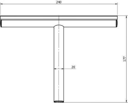 71183 Водосгон подвесной цвет хром LANGBERGER Accessories - Вид №3