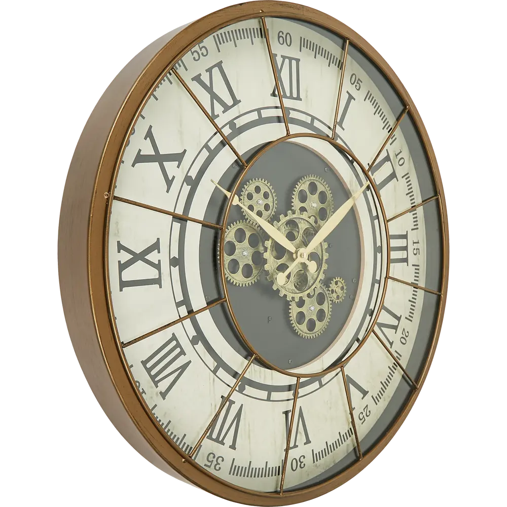 Часы настенные Atmosphera Stella круглые полипропилен цвет коричневый бесшумные ø57 см STLM-2157684 - Вид №4