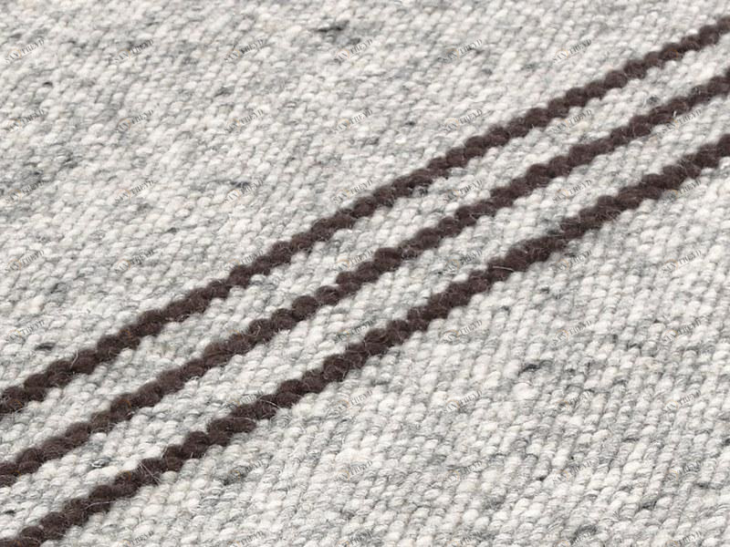 miinu Ковер из шерсти в полоску sun-id-1466390