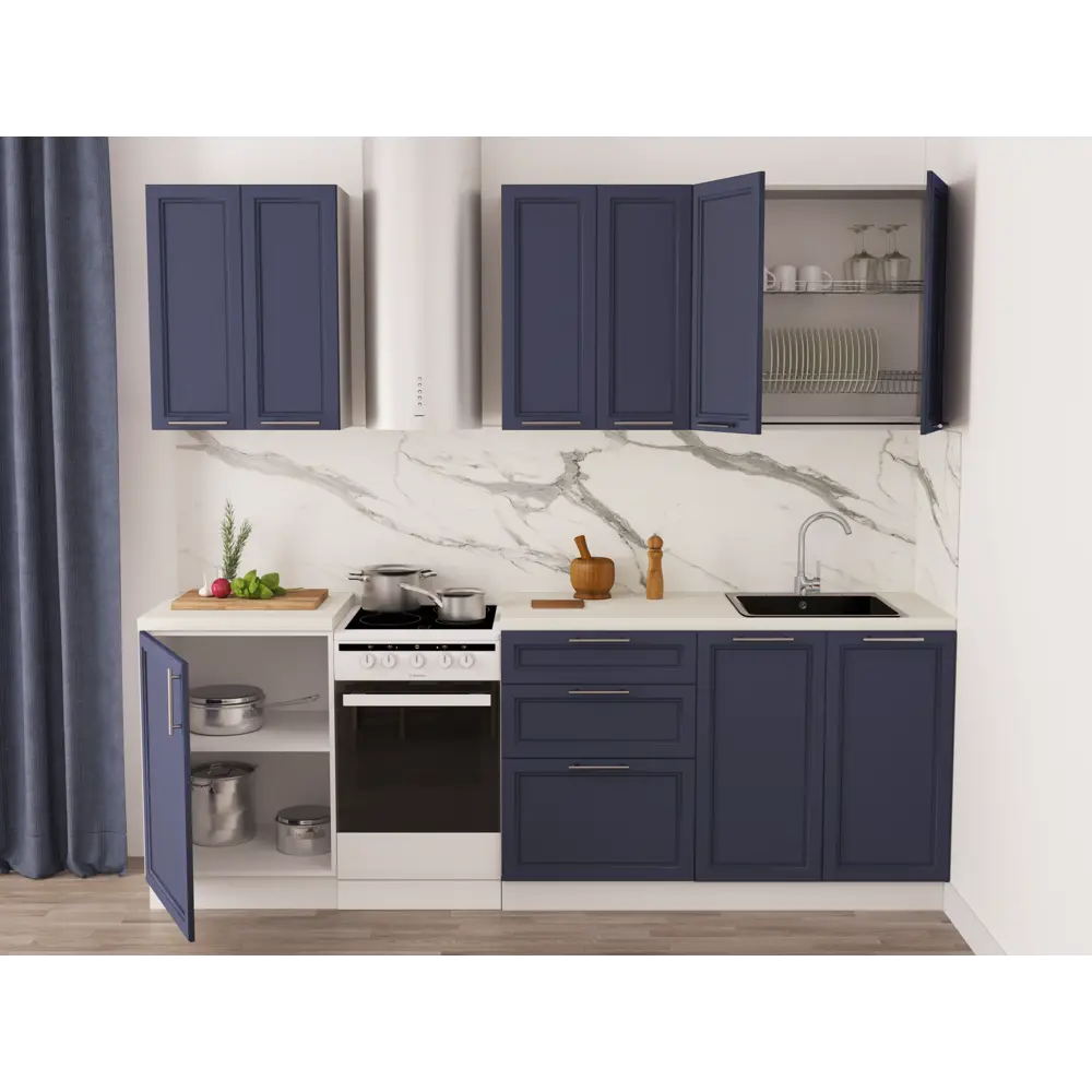 Каркас напольный DELINIA ID для кухни 60 см белый 82000358 STLM-0875107 - Вид №10