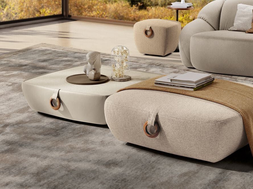 Квадратный пуф из ткани Max Divani Таркин ARCH-00004707 - Вид №2