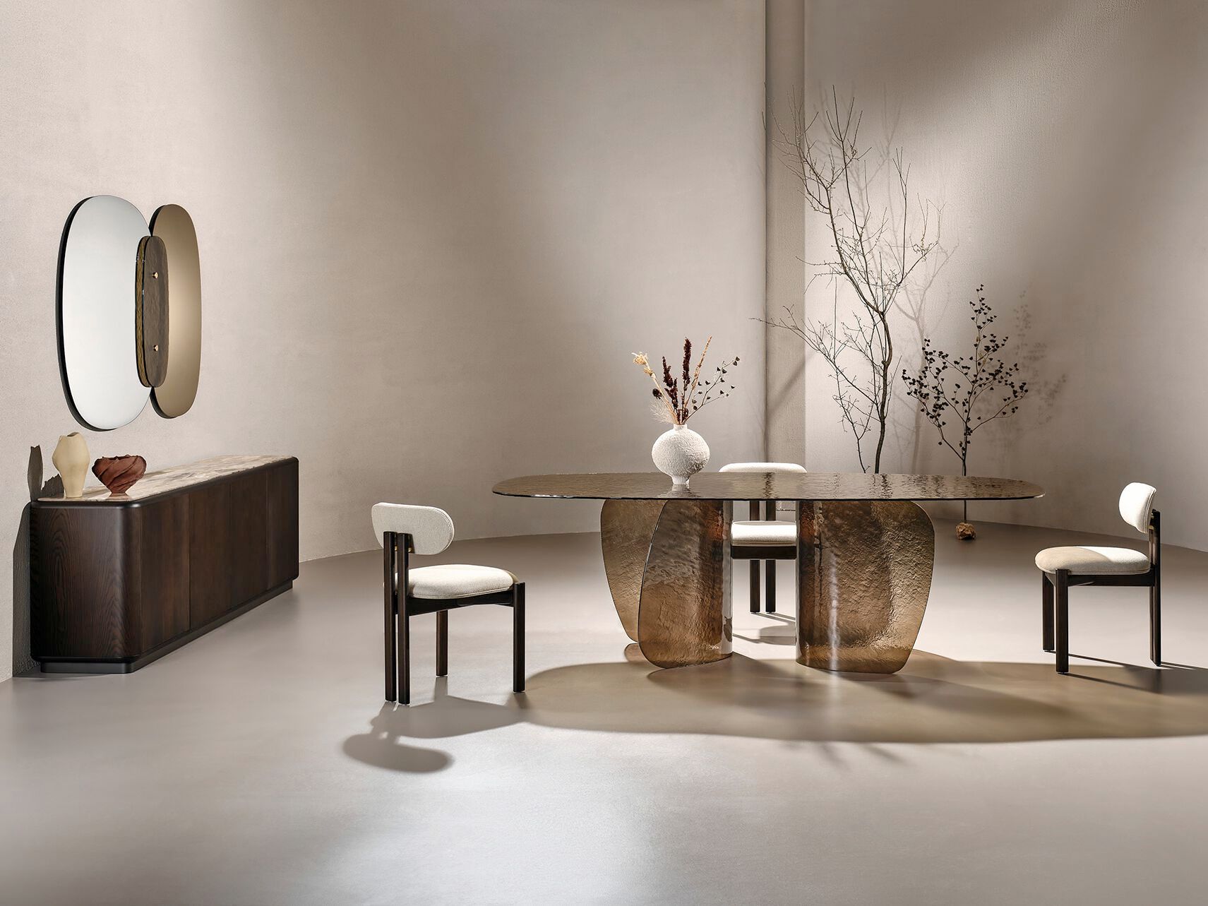 Стеклянный обеденный стол Naturedesign Home ARCH-00131946 - Вид №3