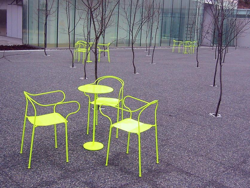 Nola Industrier Круглый высокий стол из стали Kyparn sun-id-1464896 - Вид №4