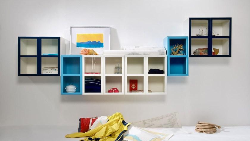 IFT Лакированный подвесной модульный книжный шкаф Book sun-id-1423648 - Вид №9