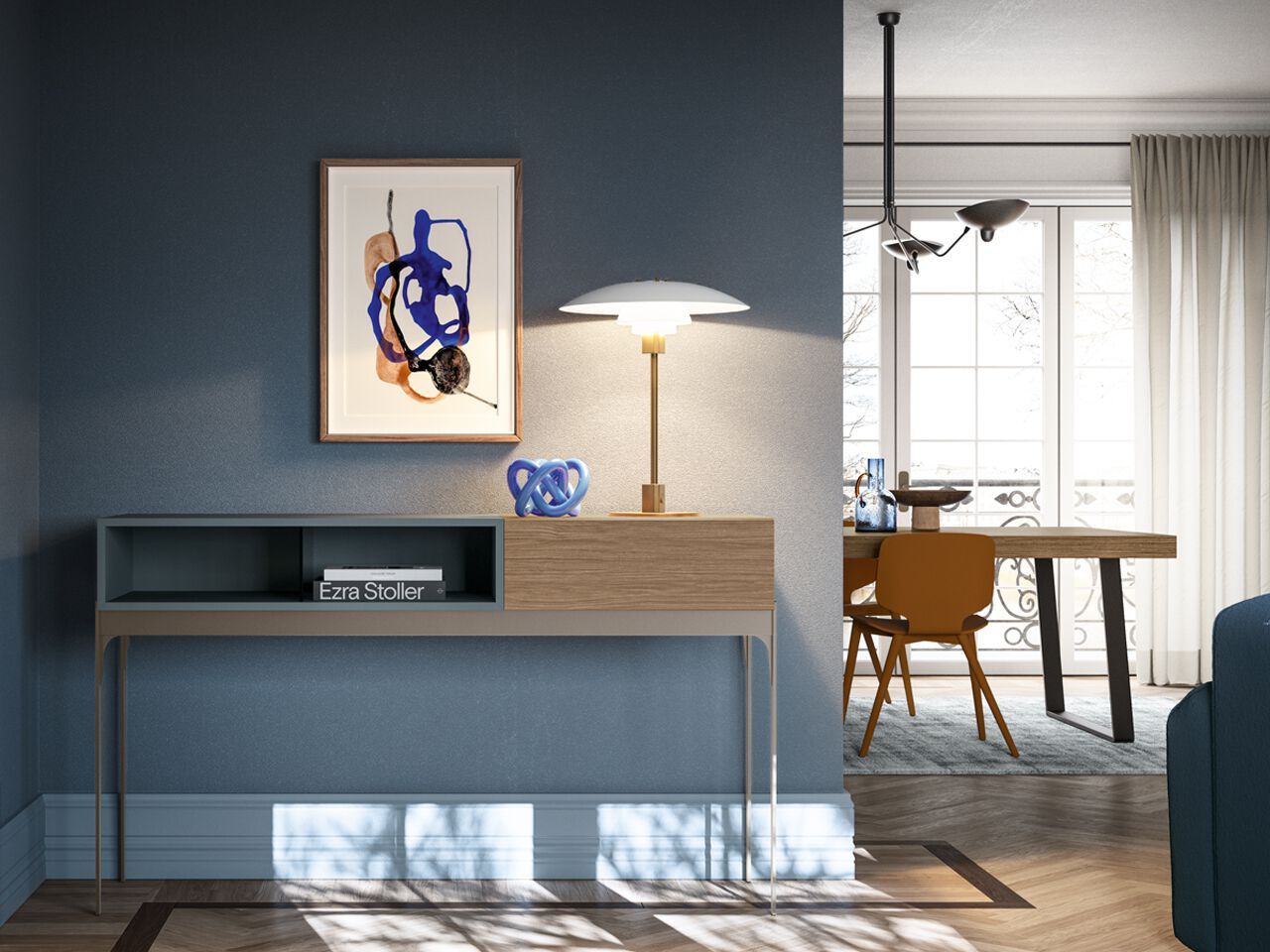 Деревянная прямоугольная консоль Santalucia Mobili Homy ARCH-00090435 - Вид №2