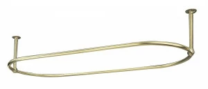 Traditional bathrooms Карниз для штор OVAL винтажный Scr1.1