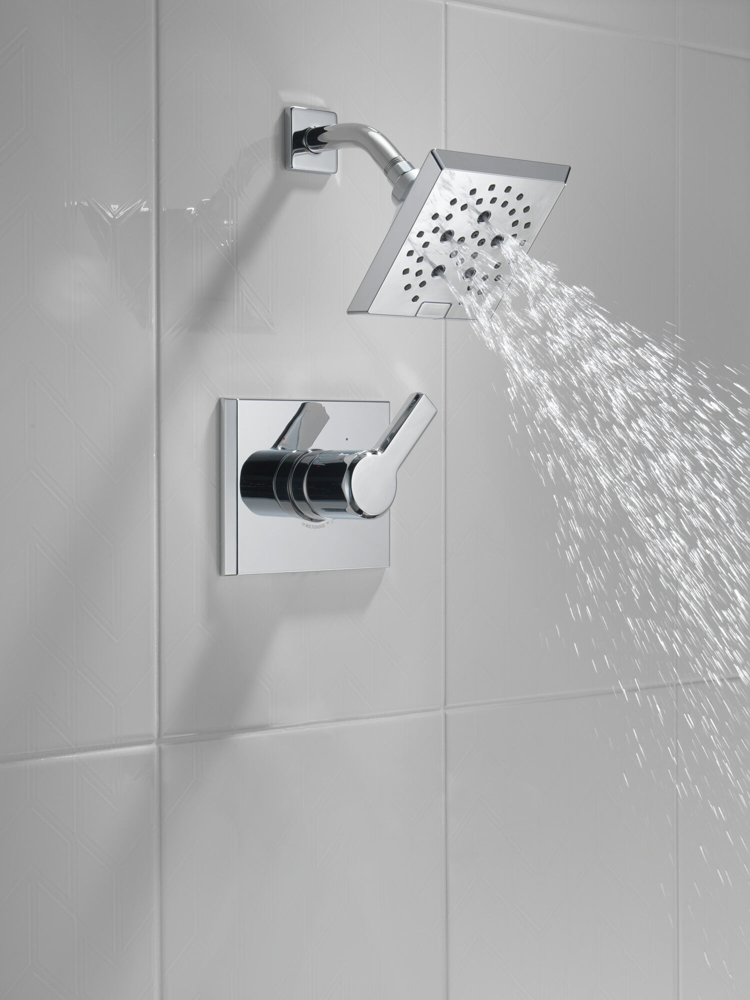 T14299 Накладка для душа Monitor® 14 серии H2Okinetic® Delta Faucet Pivotal Хром  - Вид №4