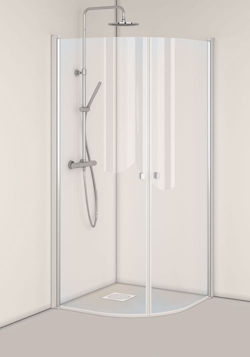1450425 Igloo Pro Душевой Уголок Круглый 80X100 Hafa Прозрачный  - Вид №1