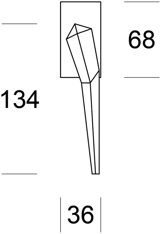 Ento Оконная ручка из латуни dk Plissè 6103 Plissé - Вид №1