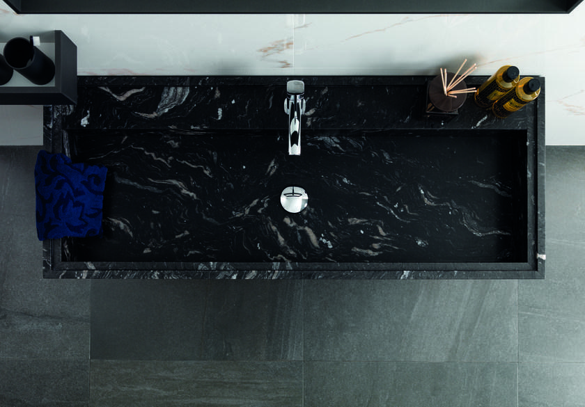 GAMADECOR Подвесная тумба под умывальник из дуба с зеркалом Icon sun-id-1385679 - Вид №4