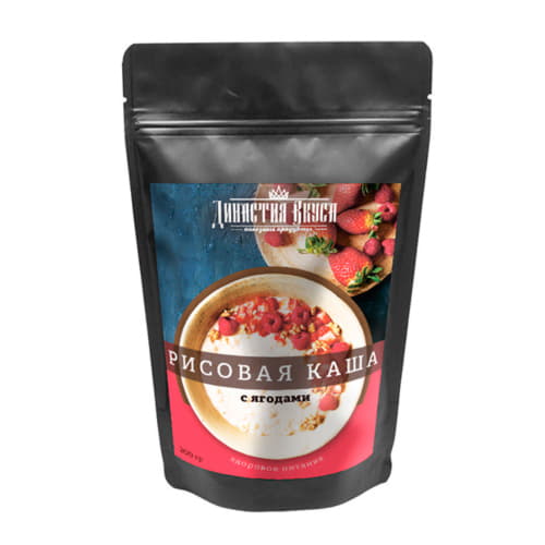 Каша рисовая с ягодами Династия Вкуса 200 г Santreyd 13293 - Вид №1
