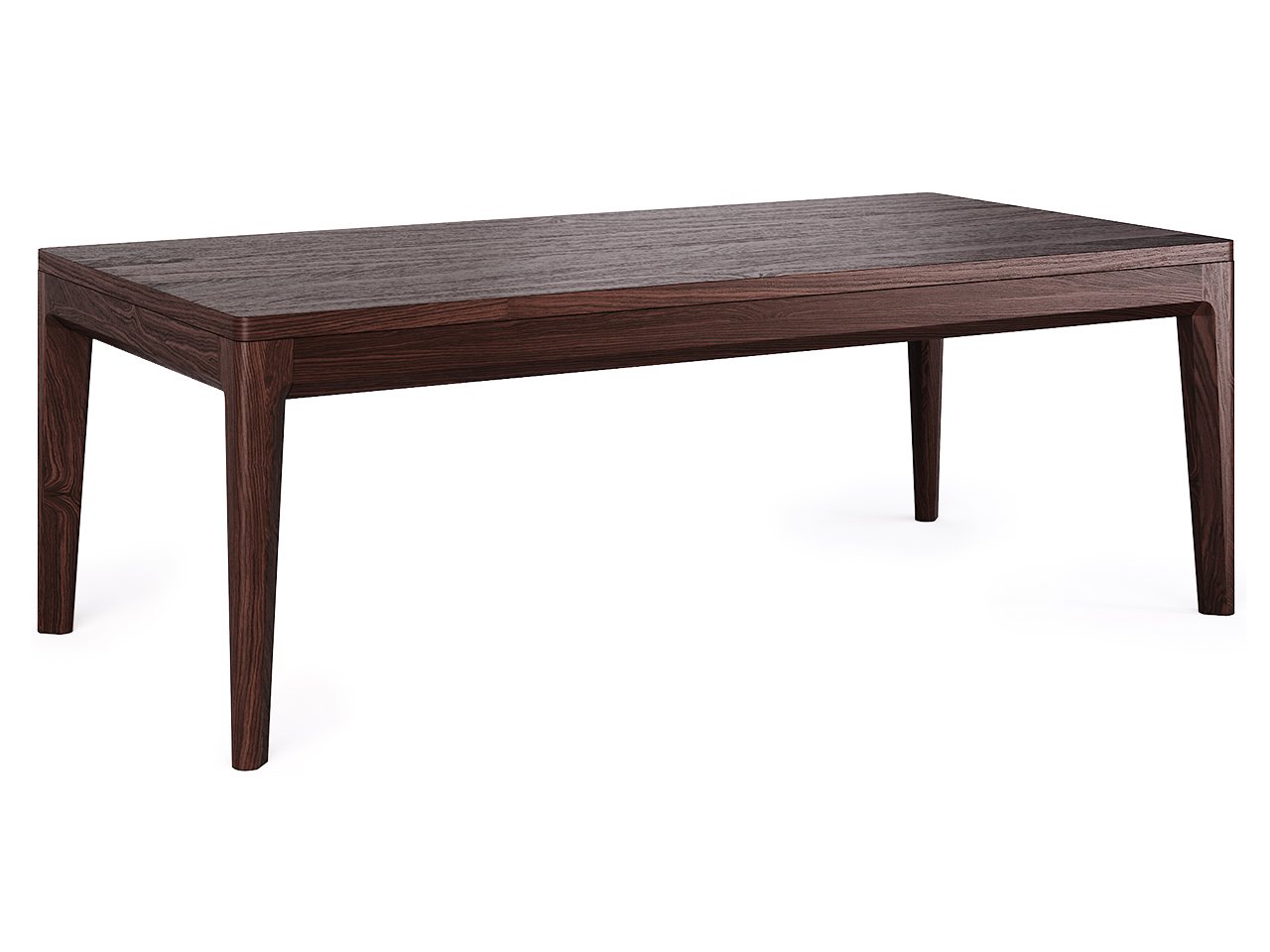 Журнальный столик прямоугольный темный дуб 100 см Case №3 THE IDEA  210097 Коричневый  - Вид №1