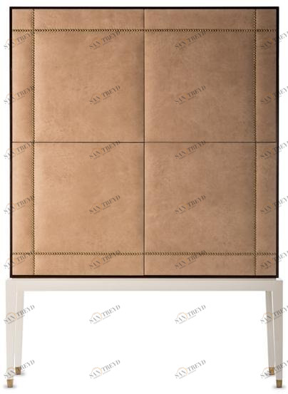 Stylish Club Комод из фанерованной древесины и микрофибры Heritage Scf.h14