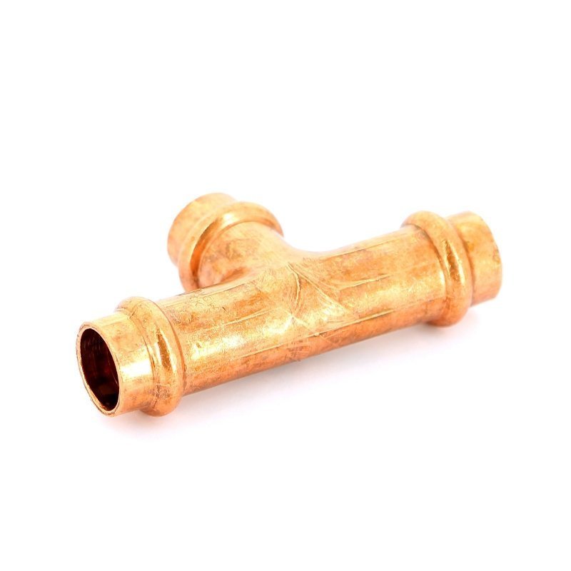 Тройник пресс 15  медный IBP P513001515015 - Вид №2