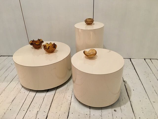 Журнальный столик из ламинированного стекла и металла Jover+Valls Antique Boutique-Luna ARCH-00073940 - Вид №4