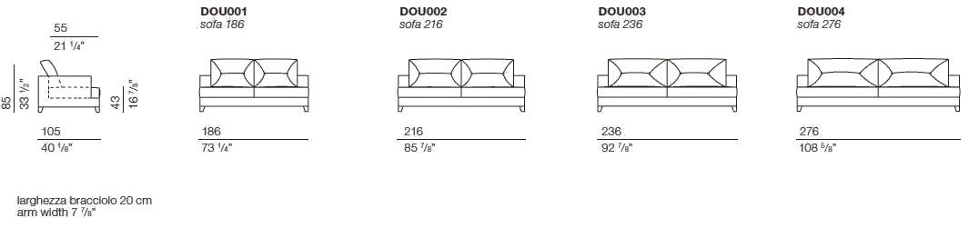 Bodema Мягкий диван из ткани sun-id-1479309 - Вид №7