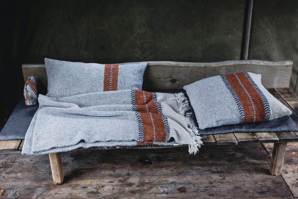 Льняная и шерстяная квадратная подушка Libeco Home ARCH-00044278 - Вид №3