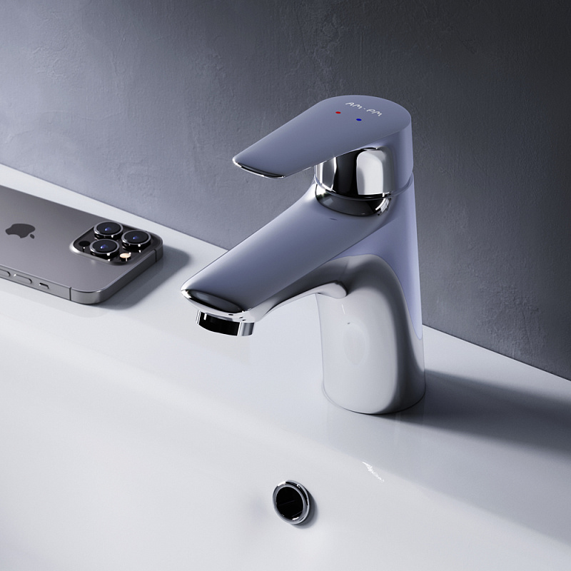 F85E02100 смеситель д/умывальника хром шт AM.PM Joy