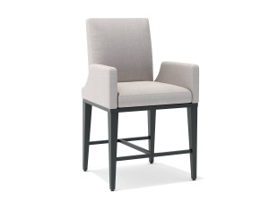 Тканевый мягкий садовый стул с подлокотниками