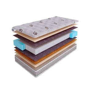 90978019 Матрас SkySleep NATIVE PRO Combi Soft S1000 150x190 см независимый пружинный блок, двуспальный, ортопедический, латексны STLM-1406261