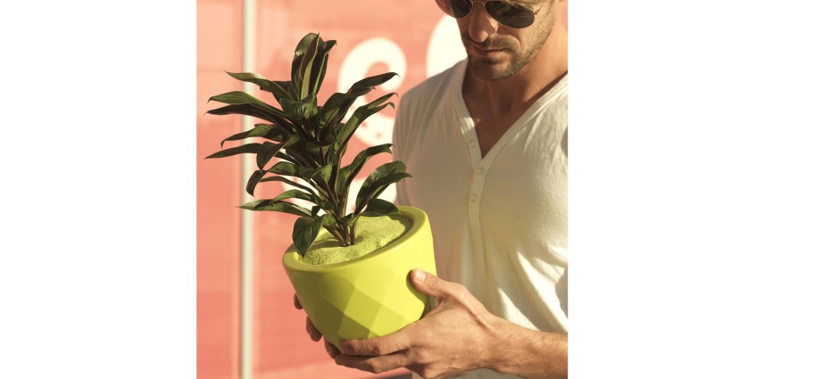 073041 Кашпо Nano матовое фисташковое 15см Vondom Vases - Вид №2