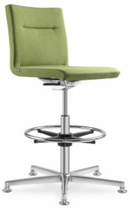 LD Seating Офисный табурет с 5 спицами в ткани Seance care