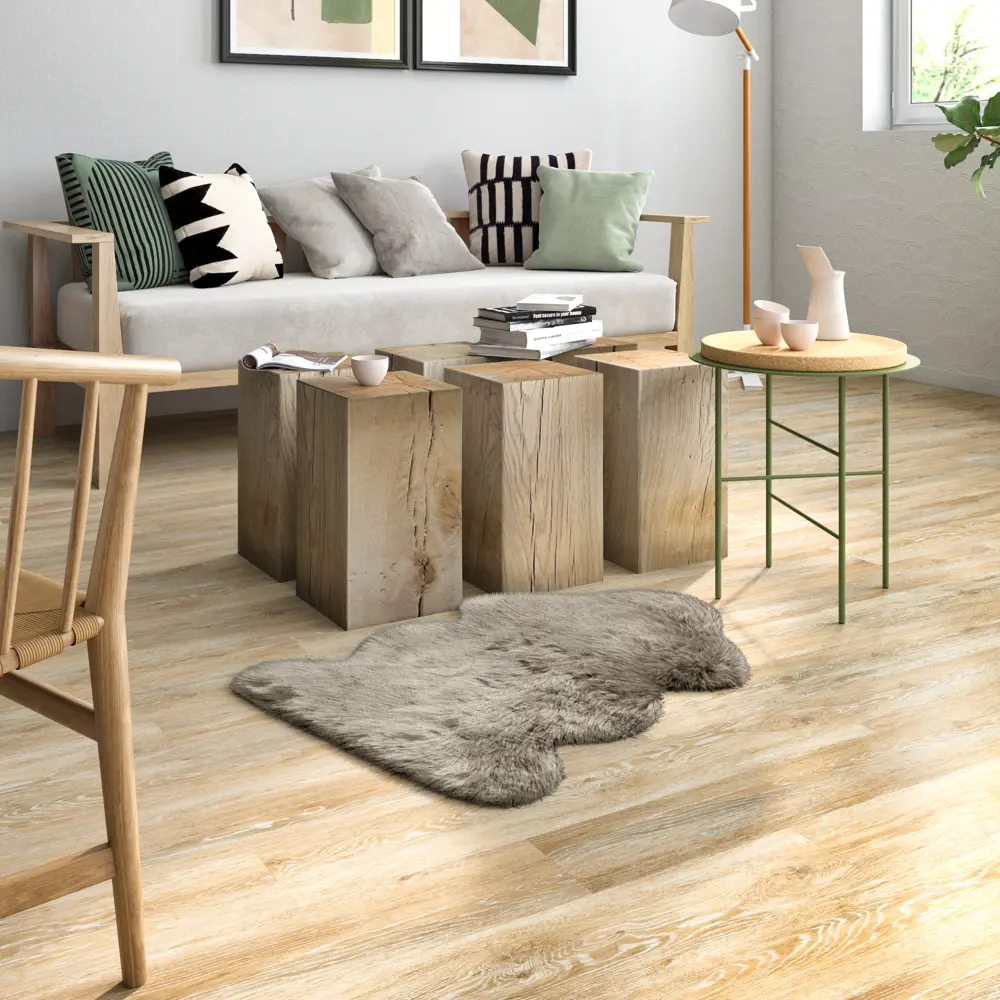 Ковер KREAFORTA Meribel 60x90 см акрил цвет бежевый STLM-2042285 - Вид №4