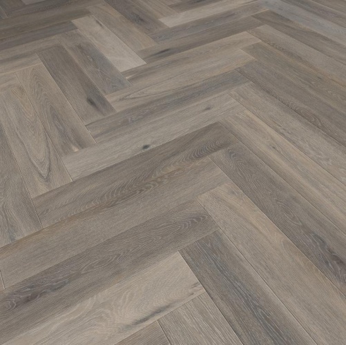Паркет Ёлка Solidfloor New classic Кэнтрбери Дуб Натур с брашью (Текстурированная) 610х122 мм 1194938 - Вид №5