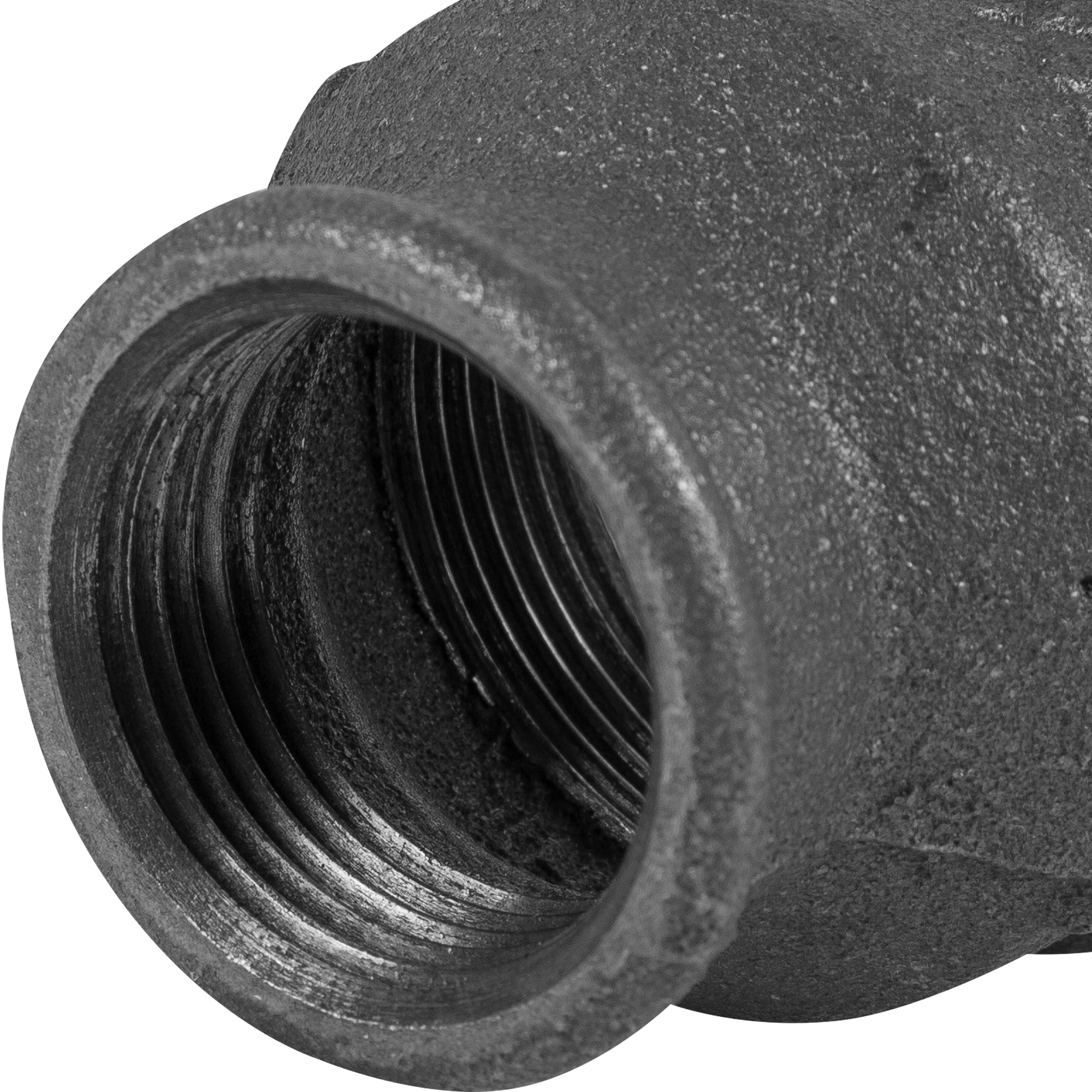 15635834 Муфта, внутренняя резьба, 1 1/2"х1" мм, ковкий чугун, цвет чёрный Santreyd  - Вид №1