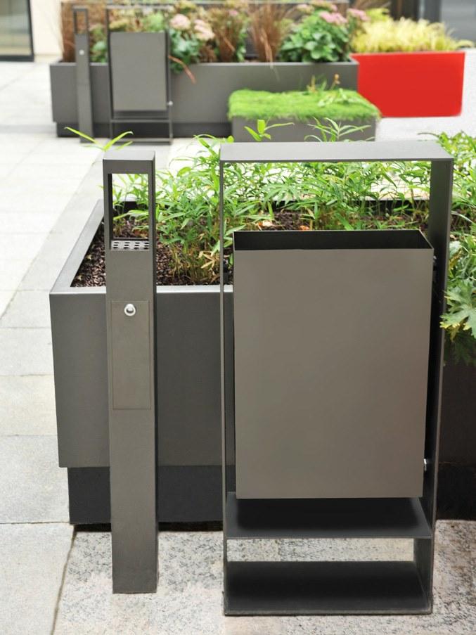 CYRIA Урна для мусора с крышкой для улицы Eudald sun-id-1467185 - Вид №5