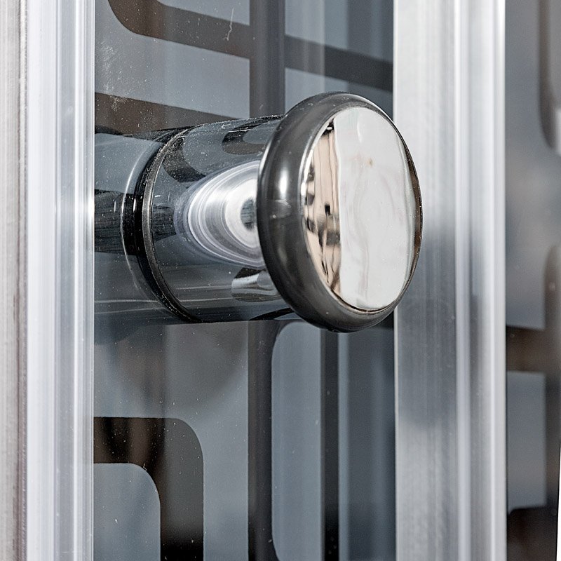 ЕМ1510 N (без крыши) Душевая кабина DETO Серия EM BМ1590 N LED с гм. BLACK - Вид №10