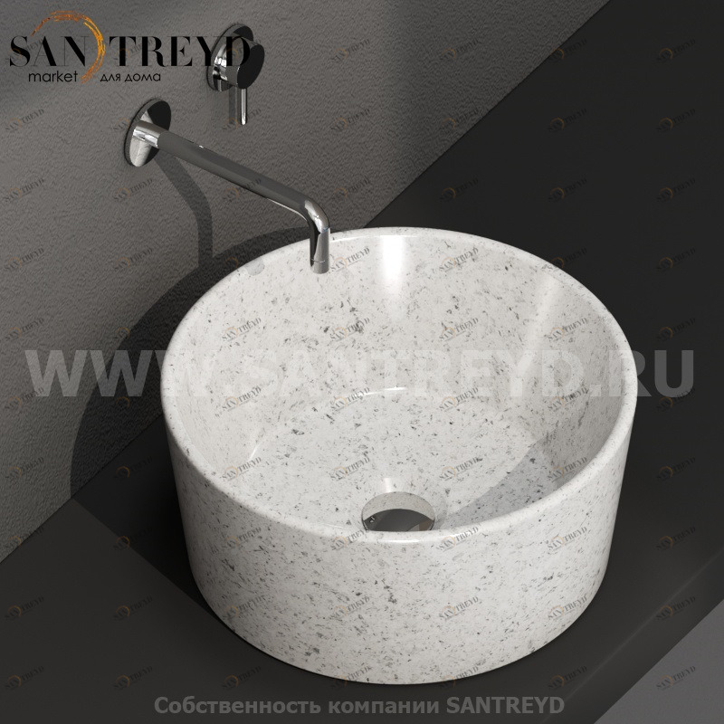 FO035GG Накладная раковина на столешницу  круглая Ceramica Globo 