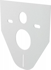 Звукоизоляционная плита для подвесного унитаза и для биде