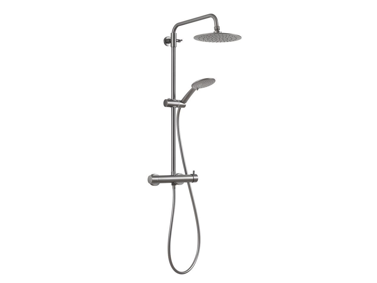 Настенная душевая колонна из нержавеющей стали с душем и ручным душем GEDY ARCH-00104418 - Вид №1