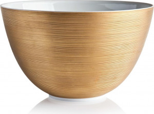 66839 JL Coquet Салатник большой 25см "Хемисфер" (золотой) Фарфор