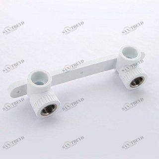 Водорозетка В двойная на планке PRO AQUA полипропиленовая 25х1/2" PA280012P