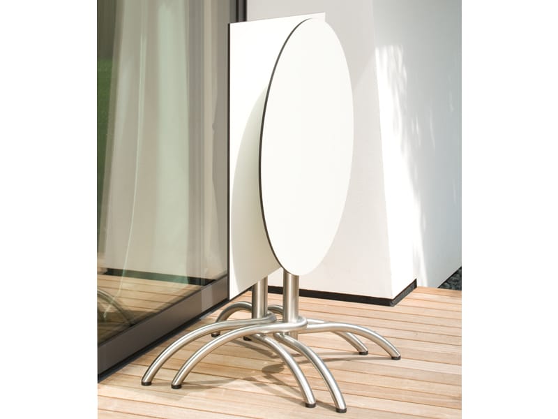 Круглый складной стол со спицами FISCHER MÖBEL Taku ARCH-00148431 - Вид №4