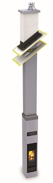 Schiedel Встроенная сборная печь и система дымохода в одном sun-id-1454878 - Вид №6