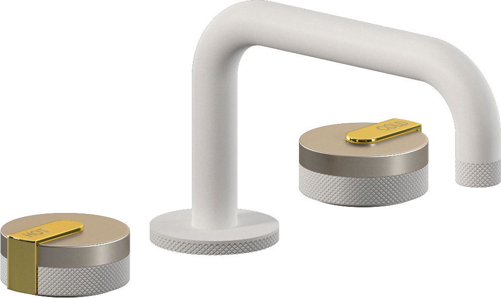 E-11510-R1BNi-L1AU-WT Смеситель для умывальника на 3 отвертия GRAFF MOD+