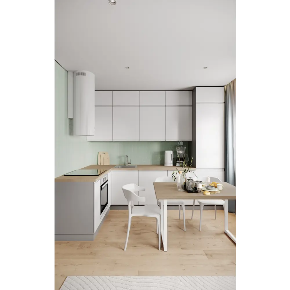 Фасад кухонного шкафа Токио 39.7x76.5 см KONSENSA ЛДСП цвет белый STLM-2013722 - Вид №4