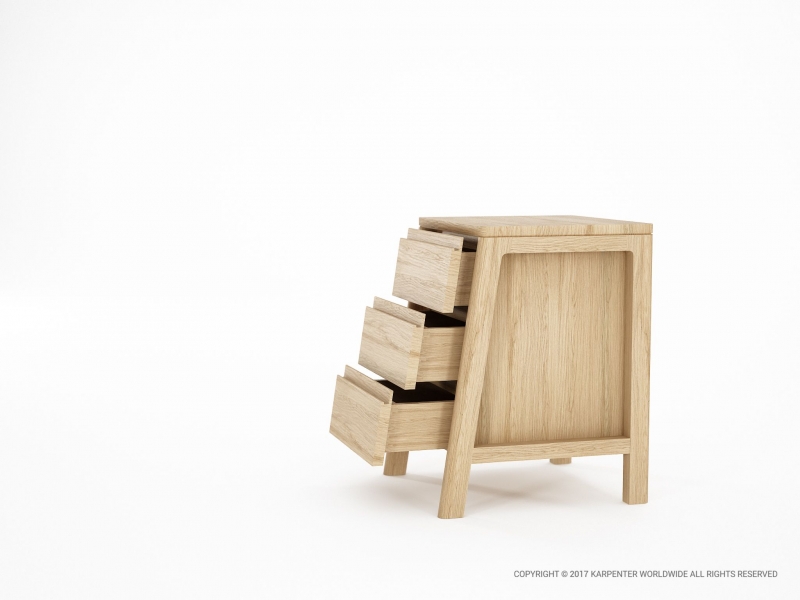 451_888 Приставной столик с 3 ящиками Karpenter Circa17 - Вид №3
