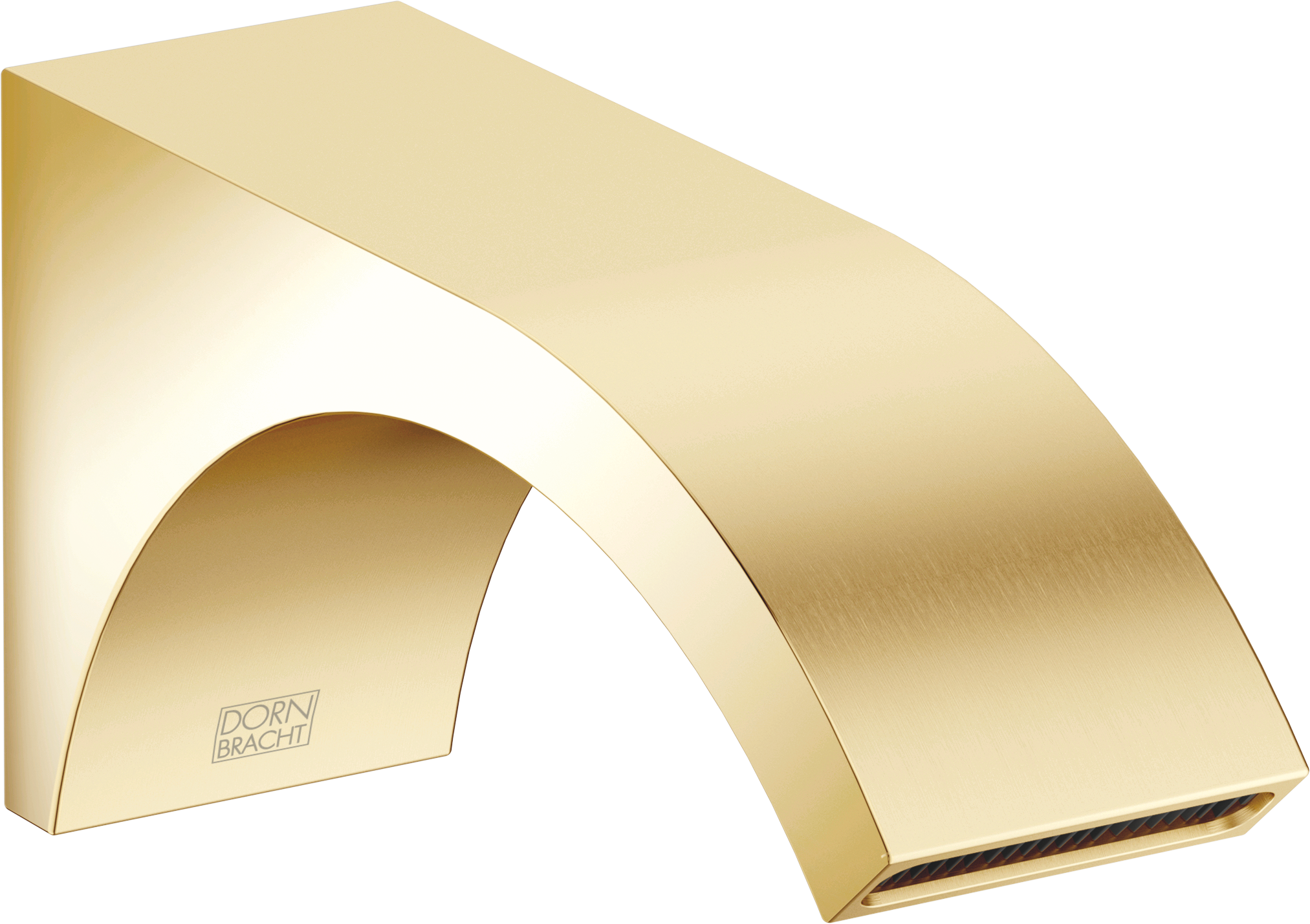 CYO Настенный излив для раковины без донного клапана - Durabrass / Brushed Durabrass (23-каратное золото)
