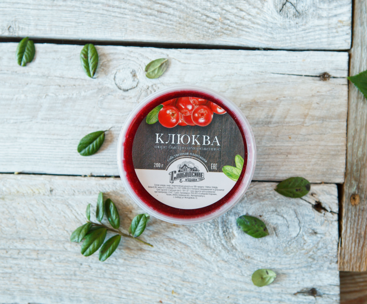 1855 Пюре из клюквы Вкусляндия  - Вид №1